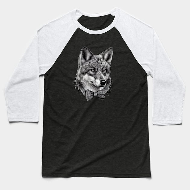 Gentleman wolf Baseball T-Shirt by stkUA